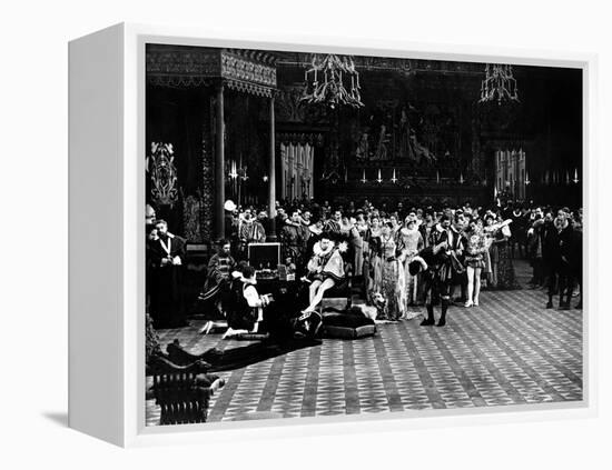 INTOLERANCE by DWGriffith, 1916 Babylone antique ancient Babylon (b/w photo)-null-Framed Stretched Canvas