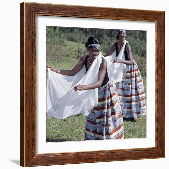 Intore Dancers Perform at Butare-Nigel Pavitt-Framed Photographic Print