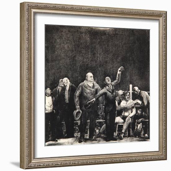 Introducing John L. Sullivan, 1916-George Wesley Bellows-Framed Giclee Print