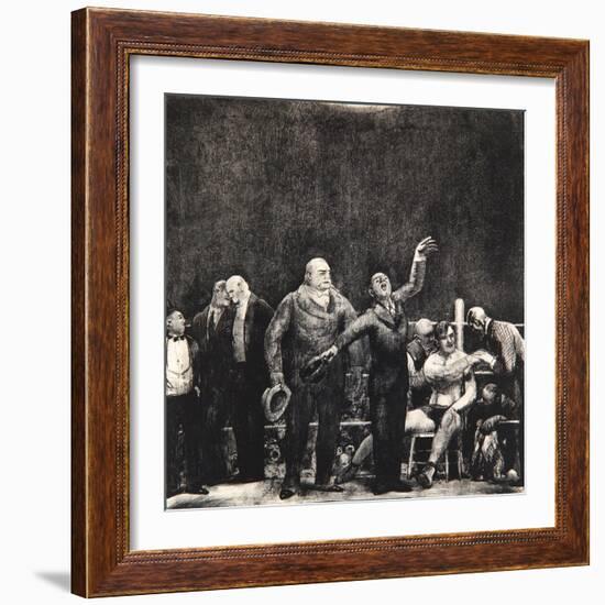 Introducing John L. Sullivan, 1916-George Wesley Bellows-Framed Giclee Print