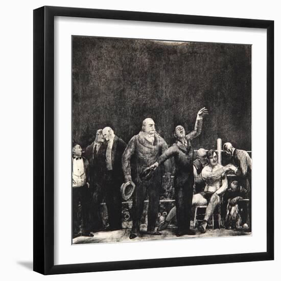 Introducing John L. Sullivan, 1916-George Wesley Bellows-Framed Giclee Print