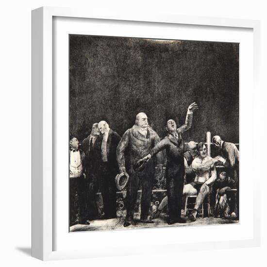 Introducing John L. Sullivan, 1916-George Wesley Bellows-Framed Giclee Print