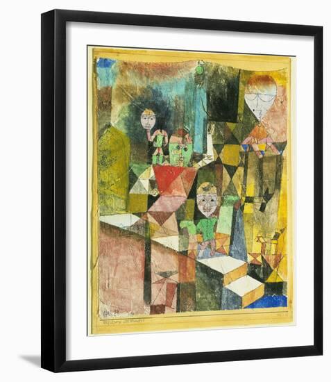 Introducing the Miracle (1916)-Paul Klee-Framed Art Print