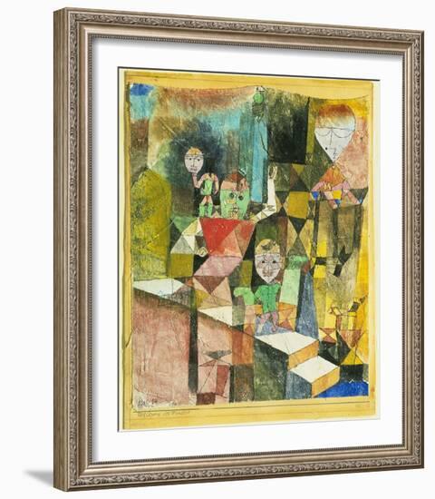 Introducing the Miracle (1916)-Paul Klee-Framed Art Print