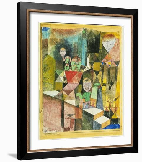 Introducing the Miracle (1916)-Paul Klee-Framed Art Print