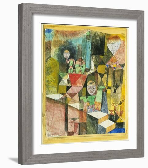 Introducing the Miracle (1916)-Paul Klee-Framed Art Print