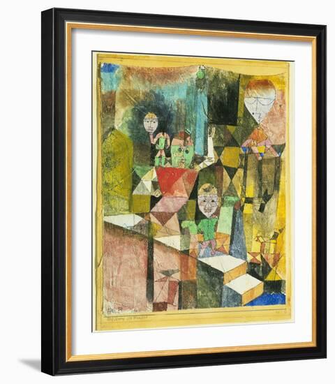 Introducing the Miracle (1916)-Paul Klee-Framed Art Print