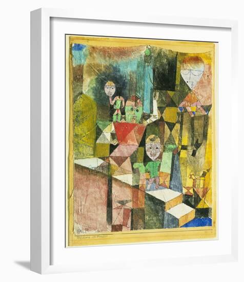 Introducing the Miracle (1916)-Paul Klee-Framed Art Print