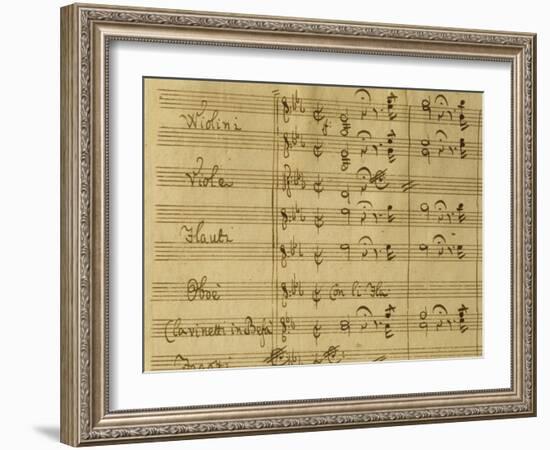 Introduction to the Magic Flute, 1791 Opera by Wolfgang Amadeus Mozart-null-Framed Giclee Print