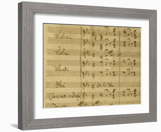 Introduction to the Magic Flute, 1791 Opera by Wolfgang Amadeus Mozart-null-Framed Giclee Print