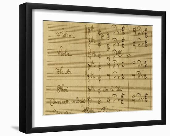 Introduction to the Magic Flute, 1791 Opera by Wolfgang Amadeus Mozart-null-Framed Giclee Print