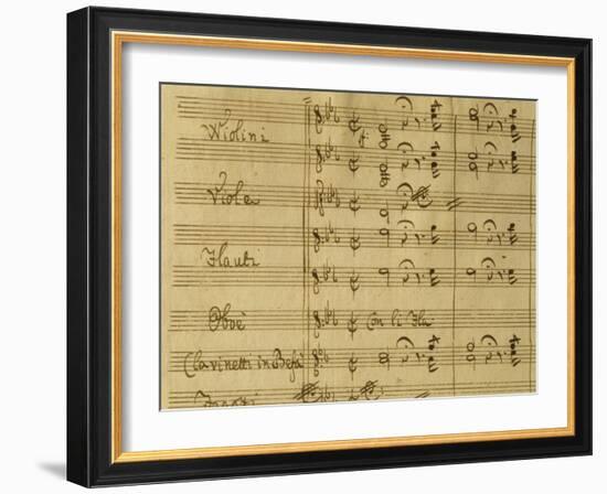 Introduction to the Magic Flute, 1791 Opera by Wolfgang Amadeus Mozart-null-Framed Giclee Print