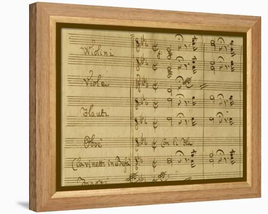 Introduction to the Magic Flute, 1791 Opera by Wolfgang Amadeus Mozart-null-Framed Premier Image Canvas