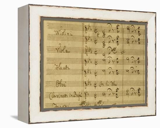 Introduction to the Magic Flute, 1791 Opera by Wolfgang Amadeus Mozart-null-Framed Premier Image Canvas