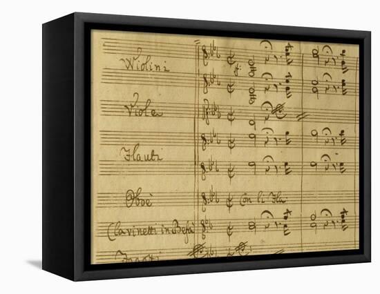 Introduction to the Magic Flute, 1791 Opera by Wolfgang Amadeus Mozart-null-Framed Premier Image Canvas