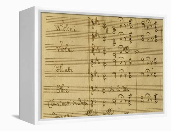 Introduction to the Magic Flute, 1791 Opera by Wolfgang Amadeus Mozart-null-Framed Premier Image Canvas