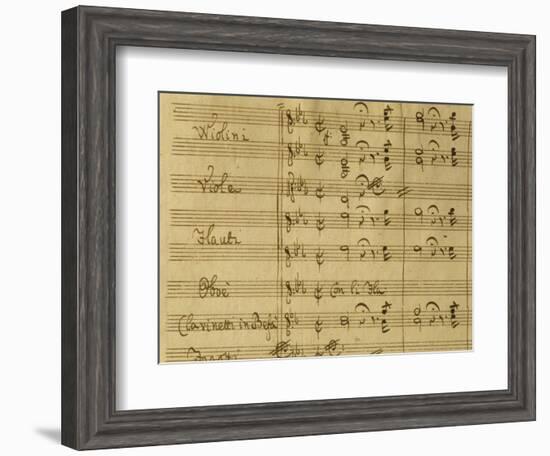 Introduction to the Magic Flute, 1791 Opera by Wolfgang Amadeus Mozart-null-Framed Giclee Print