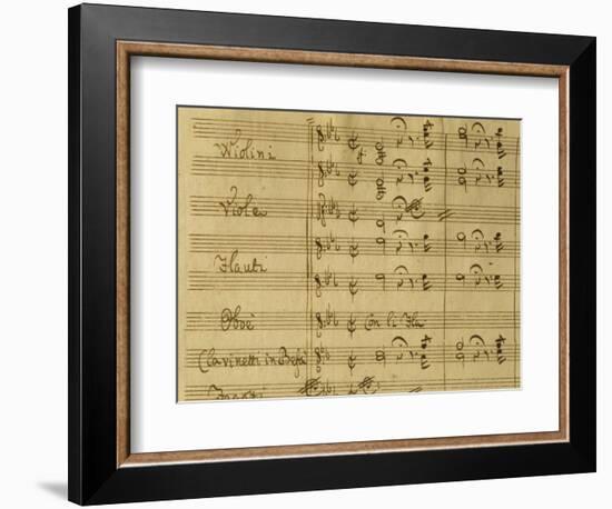 Introduction to the Magic Flute, 1791 Opera by Wolfgang Amadeus Mozart-null-Framed Giclee Print