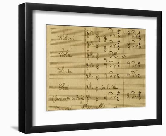 Introduction to the Magic Flute, 1791 Opera by Wolfgang Amadeus Mozart-null-Framed Giclee Print