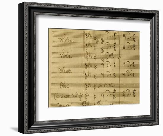 Introduction to the Magic Flute, 1791 Opera by Wolfgang Amadeus Mozart-null-Framed Giclee Print