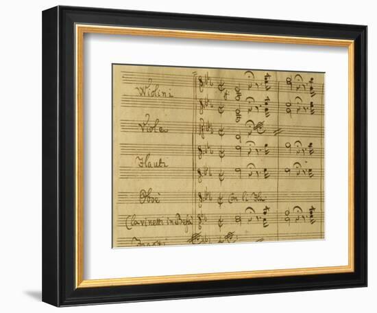 Introduction to the Magic Flute, 1791 Opera by Wolfgang Amadeus Mozart--Framed Giclee Print