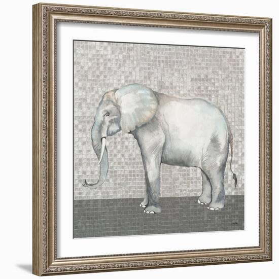 Introspective Elephant-Elizabeth Medley-Framed Photographic Print