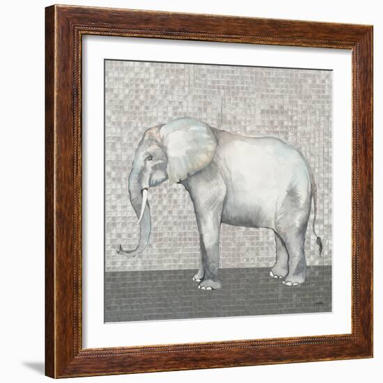 Introspective Elephant-Elizabeth Medley-Framed Photographic Print