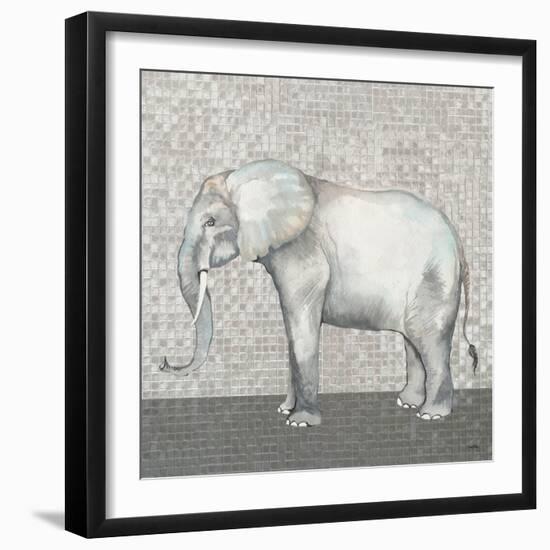 Introspective Elephant-Elizabeth Medley-Framed Photographic Print