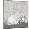 Introspective Hippo-Elizabeth Medley-Mounted Photographic Print