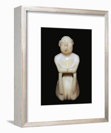 Inuit carving of a human figure, 19th century-Unknown-Framed Giclee Print