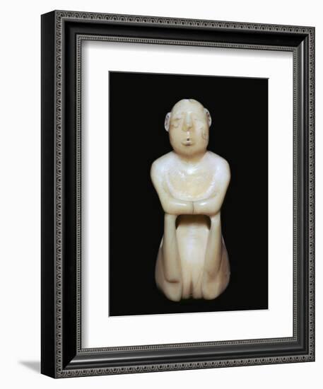 Inuit carving of a human figure, 19th century-Unknown-Framed Giclee Print