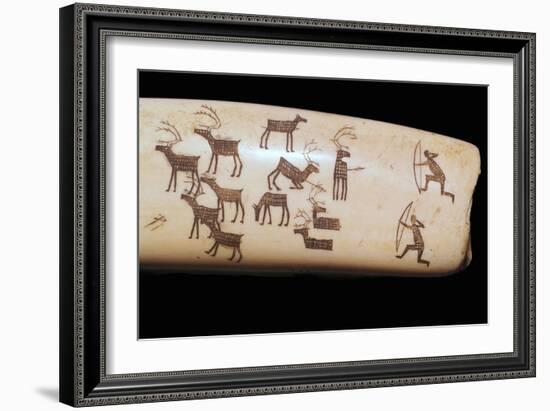 Inuit hunting scene-Unknown-Framed Giclee Print