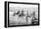 Inuit Killing Salmon with Spears-null-Framed Stretched Canvas