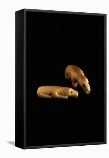 Inuit Polar Bears, 14th - 15th Century-null-Framed Premier Image Canvas