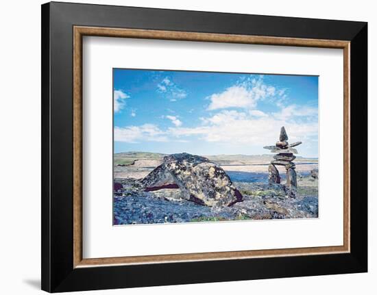 Inukshuk Landscape 2-null-Framed Premium Giclee Print