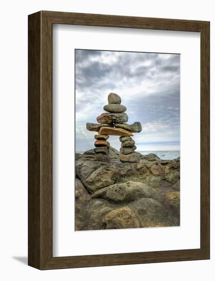 Inukshuk-null-Framed Art Print