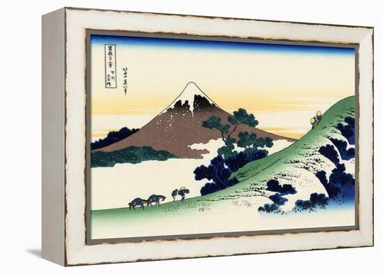 Inume Pass in the Kai Province, c.1830-Katsushika Hokusai-Framed Premier Image Canvas