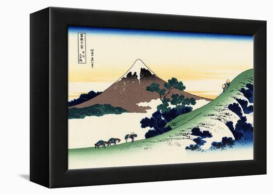 Inume Pass in the Kai Province, c.1830-Katsushika Hokusai-Framed Premier Image Canvas