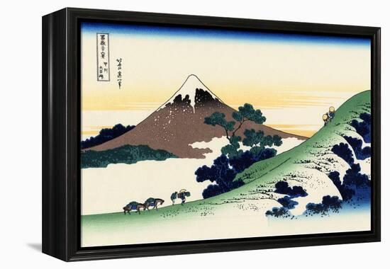 Inume Pass in the Kai Province, c.1830-Katsushika Hokusai-Framed Premier Image Canvas