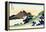 Inume Pass in the Kai Province, c.1830-Katsushika Hokusai-Framed Premier Image Canvas