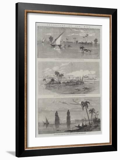 Inundation of the Nile-Richard Principal Leitch-Framed Giclee Print