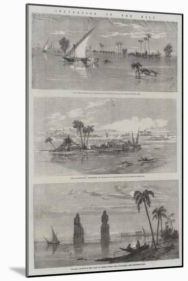 Inundation of the Nile-Richard Principal Leitch-Mounted Giclee Print