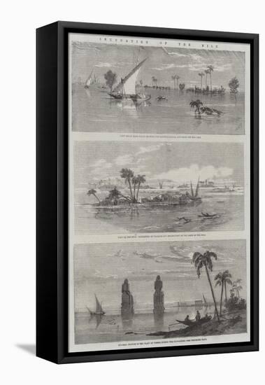 Inundation of the Nile-Richard Principal Leitch-Framed Premier Image Canvas