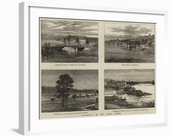 Inundations in the United States-null-Framed Giclee Print