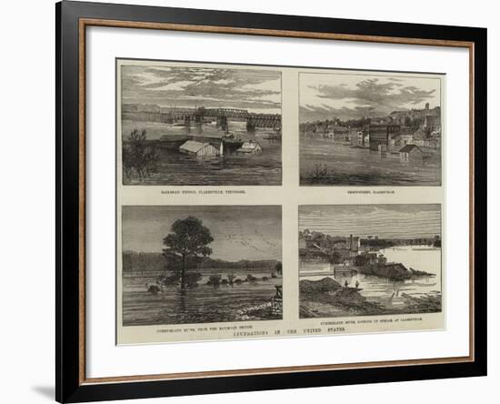 Inundations in the United States-null-Framed Giclee Print