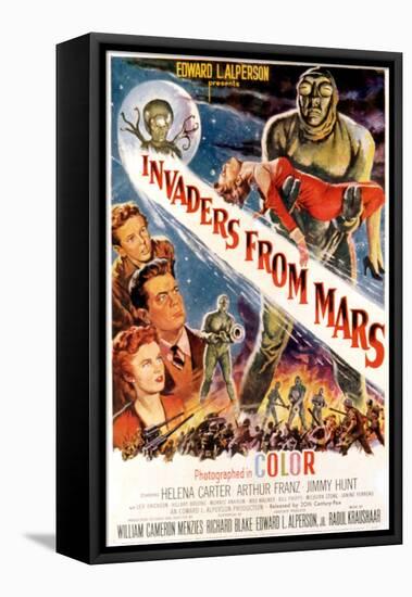 Invaders From Mars, Jimmy Hunt, Arthur Franz, Helena Carter, 1953-null-Framed Stretched Canvas