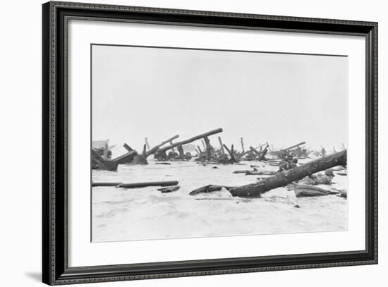 Invaders on Omaha Beach-null-Framed Photographic Print