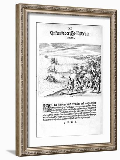 Invasion by Vice Admiral Sebold, 1606-Theodore de Bry-Framed Giclee Print