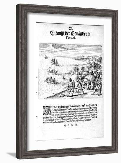 Invasion by Vice Admiral Sebold, 1606-Theodore de Bry-Framed Giclee Print