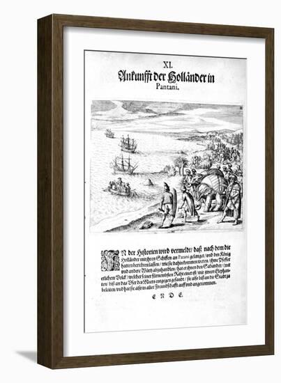 Invasion by Vice Admiral Sebold, 1606-Theodore de Bry-Framed Giclee Print